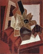 Juan Gris The composition having rose oil on canvas